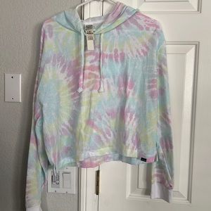 Pink pastel the dye hoody